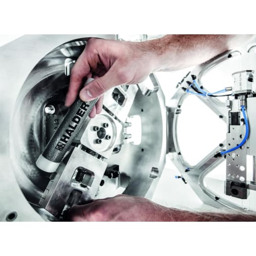 HALDER Shockless Drop Hammer, Recoilless, Nylon (White), Diameter 20, 3408.020