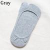 Summer Thin Non-slip Invisible Low Cut Boat Sock for Women Two Finger Socks Solid Breathable Cotton Tabi Socks Comfortable