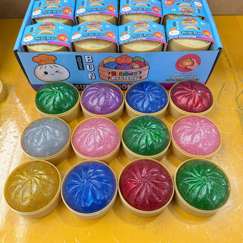Baozi Cross-Border Decompression Explosion Artifact Kneading Gift Blind Box Creative Simulation Venting Baozi Decompression Toy