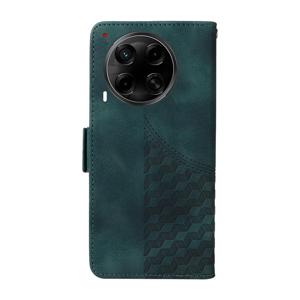 For TECNO Camon 30S Pro 4G/Camon 30S 4G Case PU Leather Phone Cover Rhombus Starry Imprinted