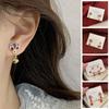 Cartoon Lion Dance Earrings Set Good Luck Bell Ear Studs New Year Earrings  New Year Gift