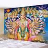 Indian Buddha Meditation 7 Chakra Tapestry Mandala Wall Hanging Psychedelic Yoga Wall Cloth Yoga Mat Home Decoration 8 Sizes