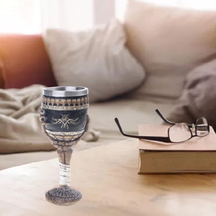 Skull Hand Wine Cups Resin Stainless Steel Material Coffee Mug Cool Drinkware