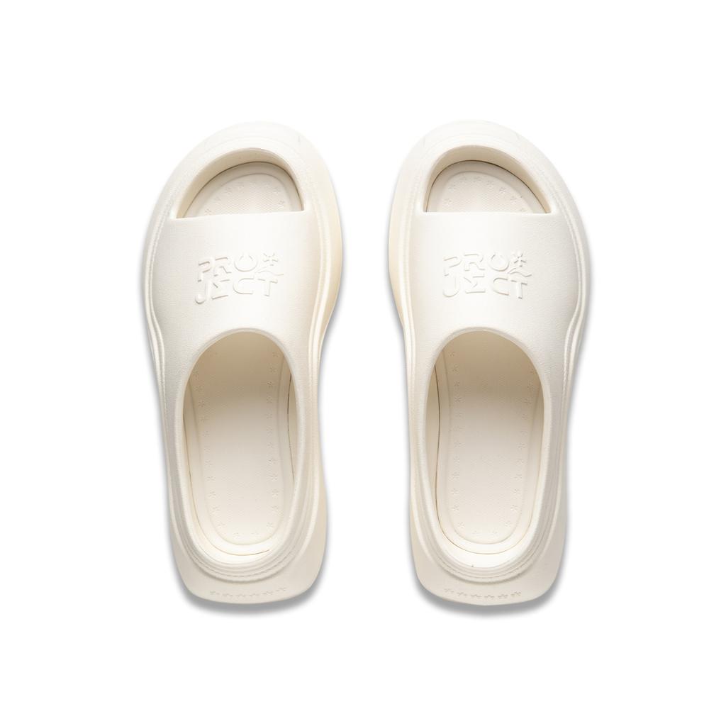 Li Ning Project Slide Dicke Sohle Vielseitig Outdoor Bequem Trendig Rutschfest Abriebfest Atmungsaktiv Leichtgewichtige Plateau-Sandalen AGAU002-2