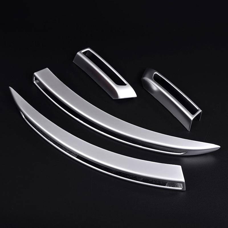Car Accessories Rear Fog Lamp Frame Decoration Cover Trim Strips For Porsche Macan 2014-2017 Auto Exterior Decals