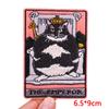 Regnbåge/BokstavsPatch Planet/UFO BroderiPatch Stryk på Patchar För Kläder Tecknad Broderad Patch På Kläder Strykning DIY