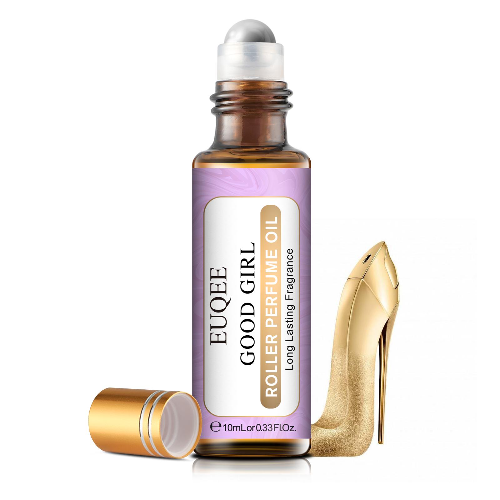 

5Pcs EUQEE Roller Парфумерна олія для зволожувача Аромат D-Jadore Angle Фрезія Кокос і ваніль Квіткова ефірна олія для дифузора DIY Perfume 5pcs-Good Girl