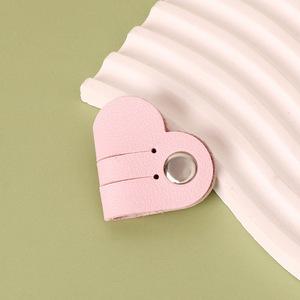 Simple Love PU Cortical Winder, Data Cable Organizer, Wired Earphone Hub, Snap-on Hub Cable Tie
