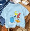 Children's Crew Neck T-Shirt 2026 Summer Casual Fashion Short Sleeve Top