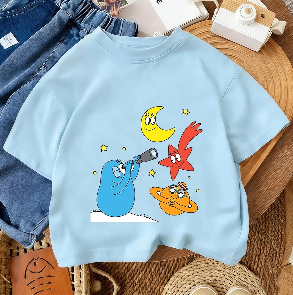 Children's Crew Neck T-Shirt 2026 Summer Casual Fashion Short Sleeve Top