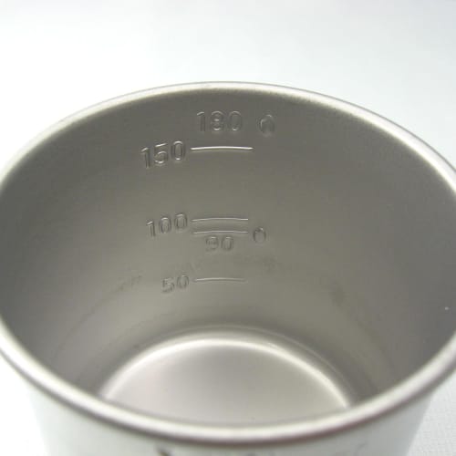 IDEA SEKIKAWA 18-8 Stainless Steel Rice Measuring Cup, 1 Go (1 cup), Silver