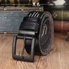 Boys Casual Pin Buckle Pure Cowhide Belt Versatile Retro Medium Green Men's Belt