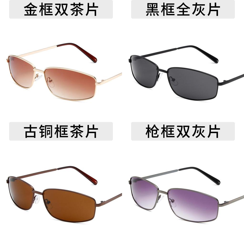 Occhiali da Sole Quadrati Retrò Uv400 Montatura in Metallo Moda Viaggio Per Donne