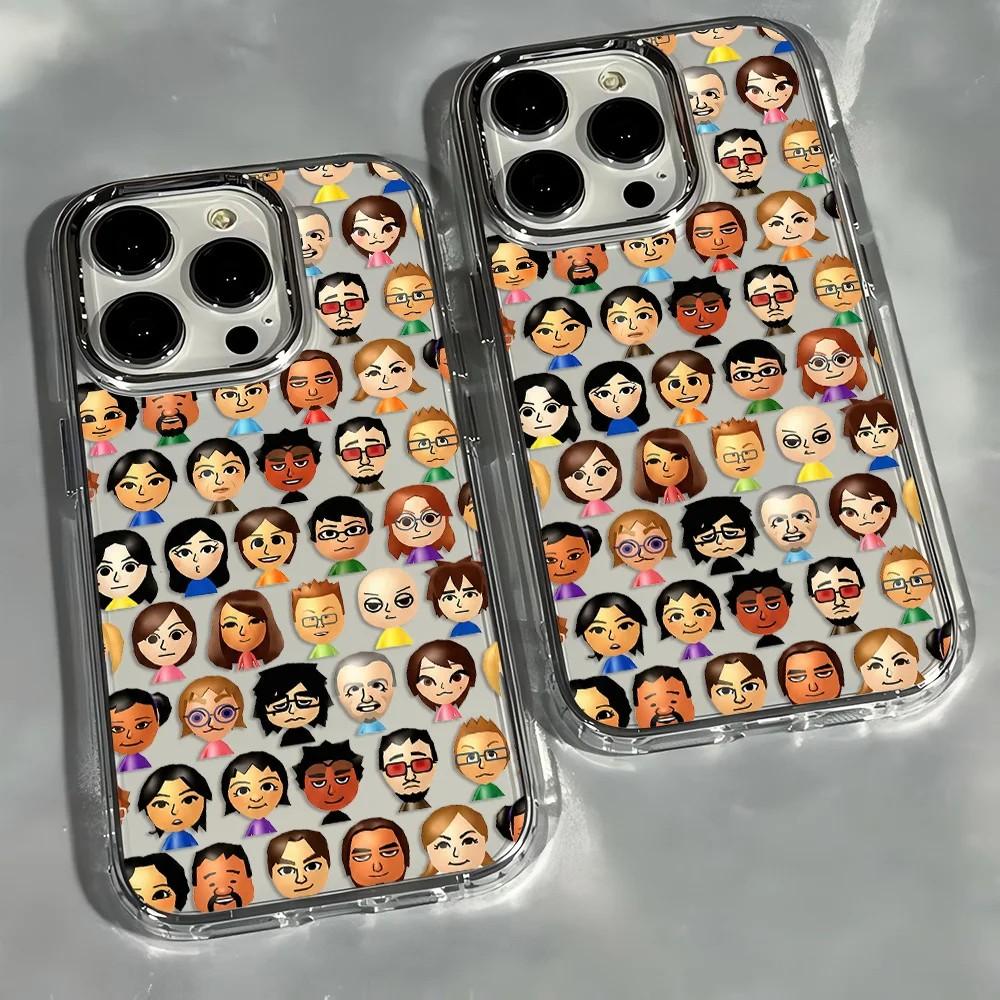 Interesting Cartoon Characters Full Screen Phone Case For IPhone 17e 17 16e 16 15 14 13 12 11 Pro Max Air Plus Transparent Cover