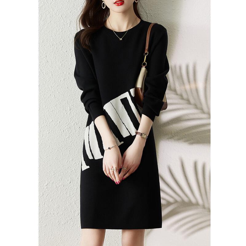 

Firstview Urban Casual Long-Sleeve Short Dress One Size