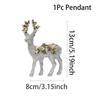 DIY Christmas Reindeer Ornaments Christmas Decorations For Home 2025 Christmas Tree Hanging Pendant Navidad Noel New Year Gifts