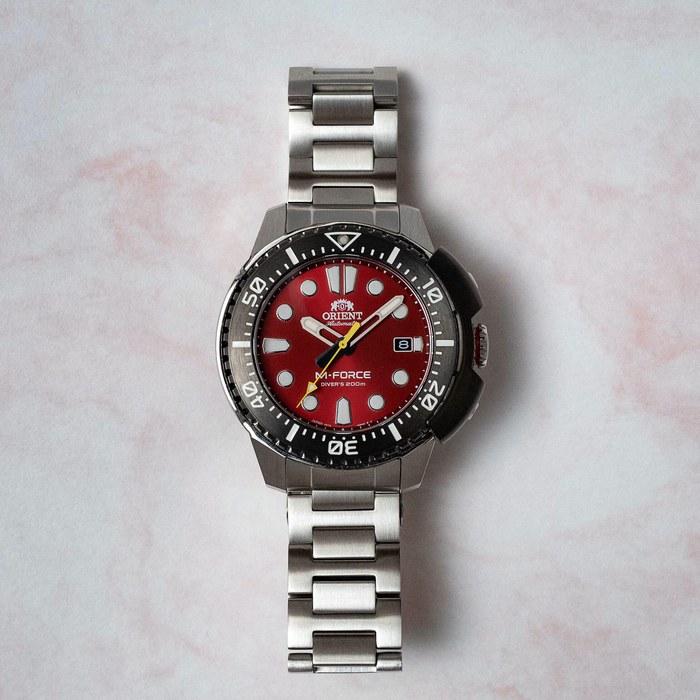 Orient M-Force Automatic Watch RN-AC0L02R Men's Red