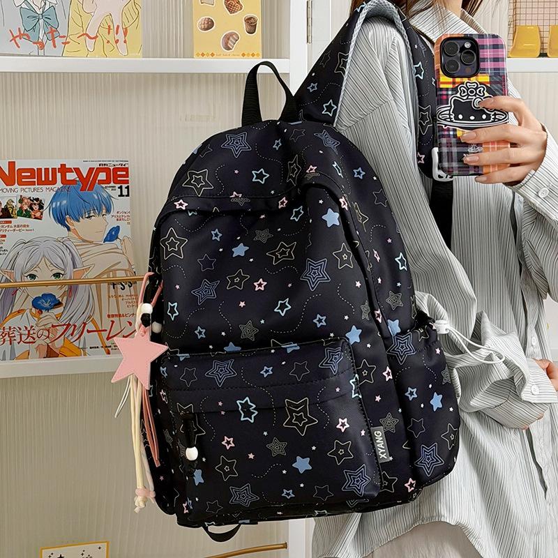 Schoolbag Fresh and Cute Student Japanese Star Schoolbag Girl High School Student Junior High School Versatile Large Capacity Backpack Backpack