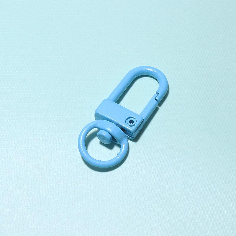 Handmade U-Shaped Painted Door Buckle Keychain Spray Paint DIY Accessory Pendant