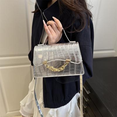 Handtaschenkette Dekoration Mode Lässig Textur Schulter Umhängetasche Steinmuster Kleine quadratische Tasche