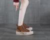 Retro handmade first-layer cowhide zipper high-top little white shoes women's 2025 new spring and autumn versatile leather casual board shoes