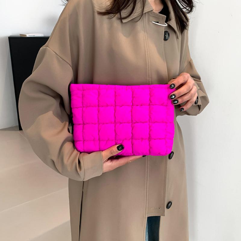Women Soft Cosmetic Bag Zipper Portable Makeup Storage Clutch Bags Simple Girl Lipstick Toiletry Organizer Small