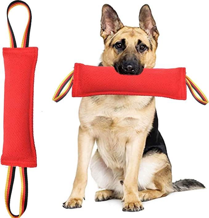 TEMU Dog Training Tear-Resistant Bite Stick: Interactive Tug-of-War, Fetch, and Chew Toy for Pets.