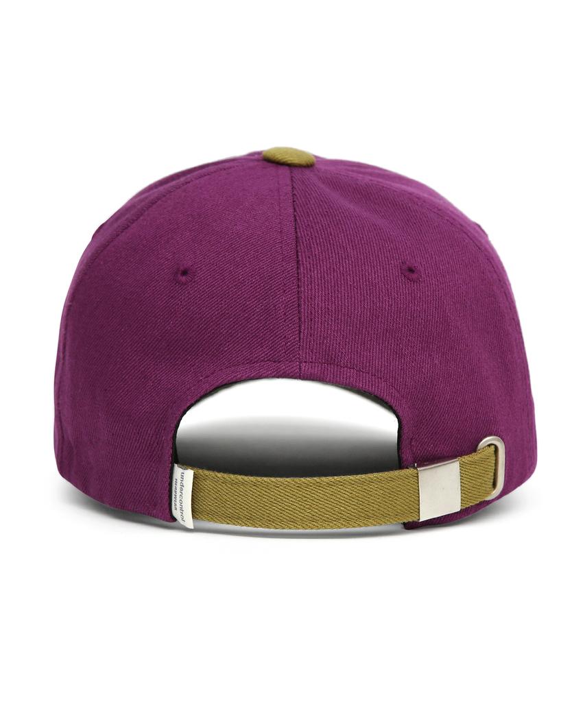 Eondeokeonteulol Washed Cotton Ball Cap V Square / Washed B B / Purple Lime