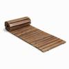 Roll-up Wooden Walkway Rustic Roll-out Garden Mat Outdoor for Lawn