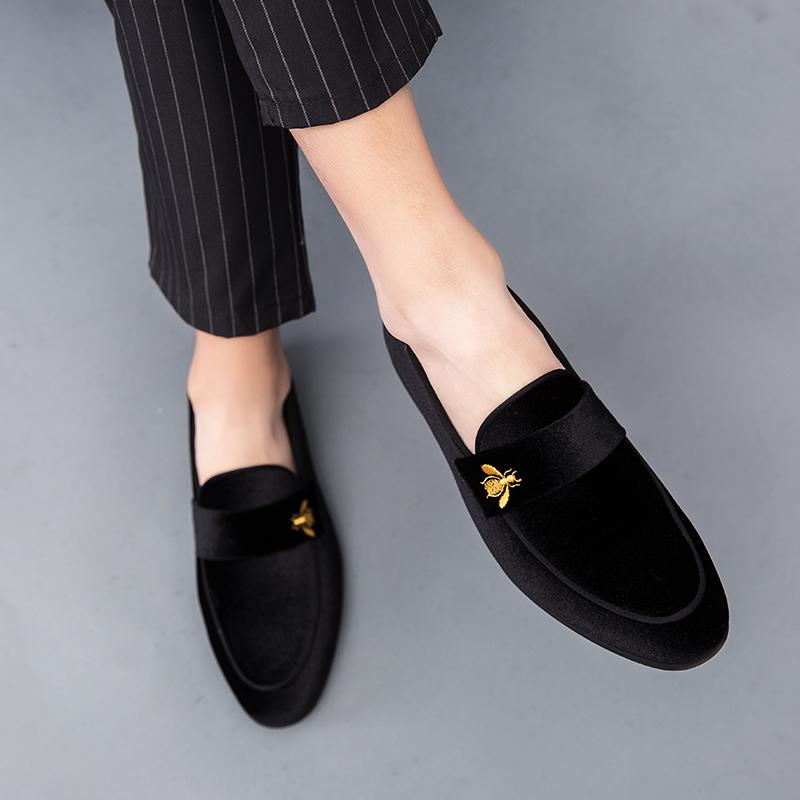 Mocassini da uomo Scarpe casual in pelle blu Mocassino Moda