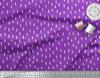 Soimoi Purple Japan Crepe Satin Fabric Brush Stroke Abstract Fabric Prints By metre 42 Inch