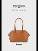 2024 Autumn High-End Urban Women's French Cowhide Tote Shoulder Bag
