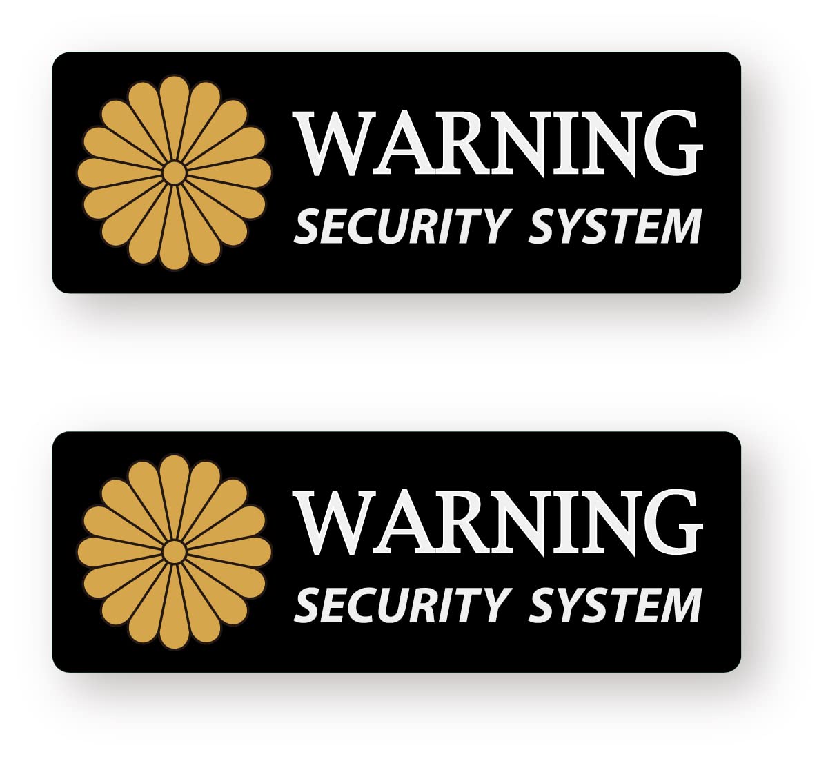 

Reflective Sticker Workshop Juroku Kikumon Anti-Theft Sticker (S), Set of 2, Retroreflective, Weather Resistant S (2 disc set)