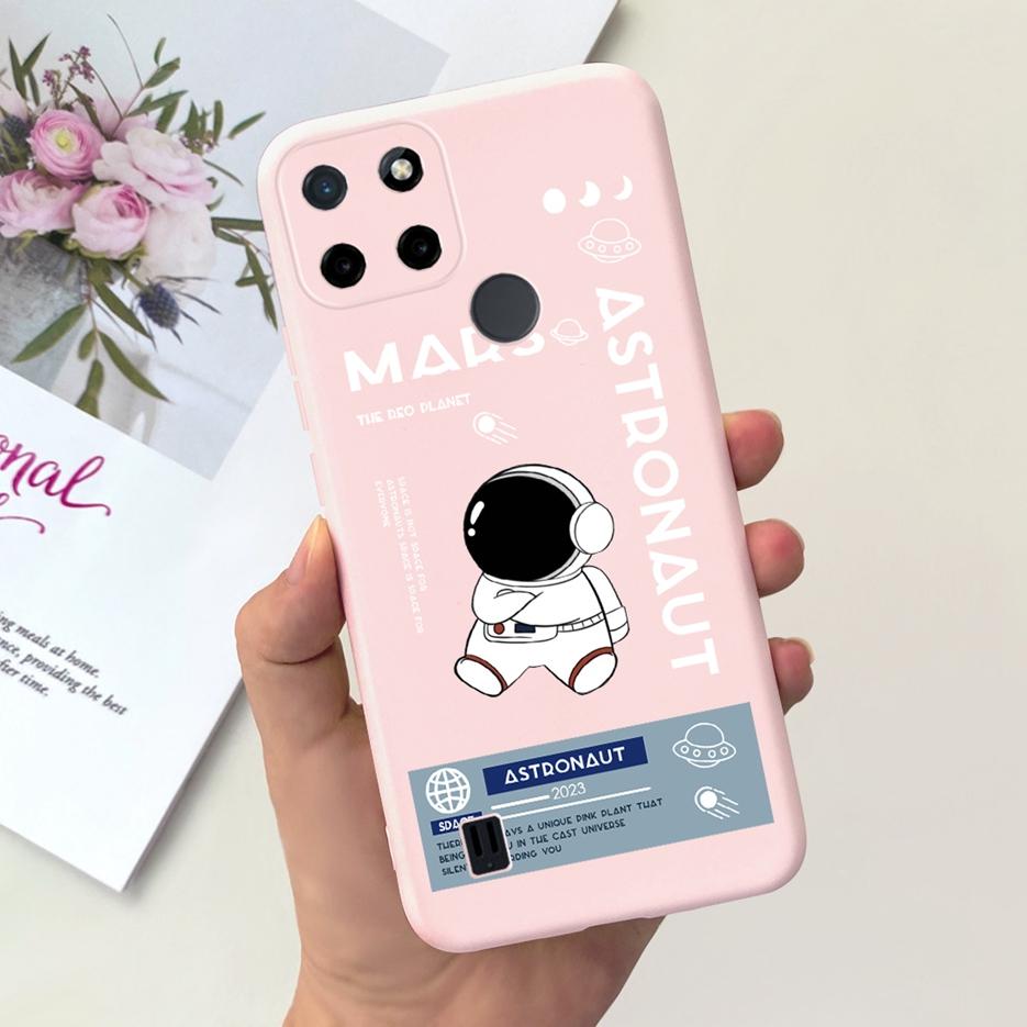 For Realme C21Y Case Realme C25Y Stylish Candy Painted Cover Soft Silicone Phone Case For Realme C21 C 21 Y C25Y RealmeC21 Shell