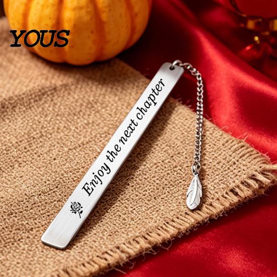 Strong Metal Page Marker Frosted Bookmark, Engraved Marker, Thin Book Mark Bookmark for Students Teachers, Graduation Christmas Gift Lovers