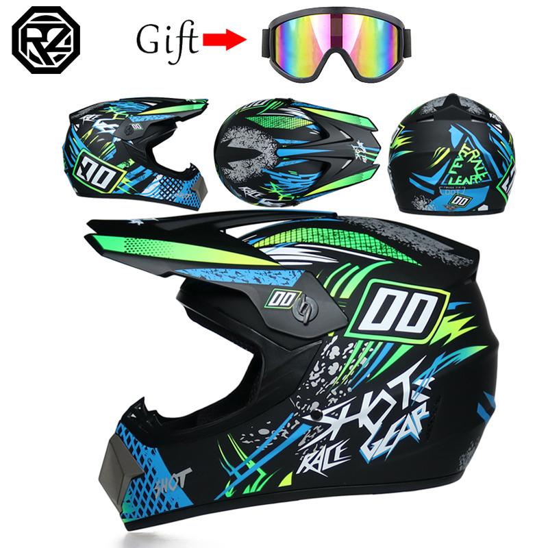 Children And Adolescents Professional Full Coverage Motorcycle Off-Road Race Helmet Bike Am Dh Helmet Capacity Motocross Casso