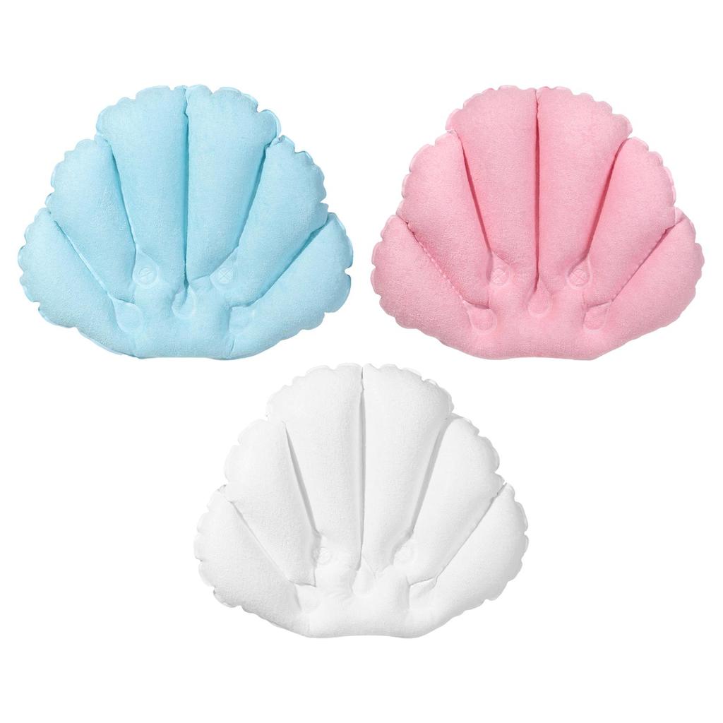 Bath Pillow for Tub Accessories Comfortable Non Slip with Suction Cups Home Headrest SPA Bathtub Head Rest Tub Pillow Support