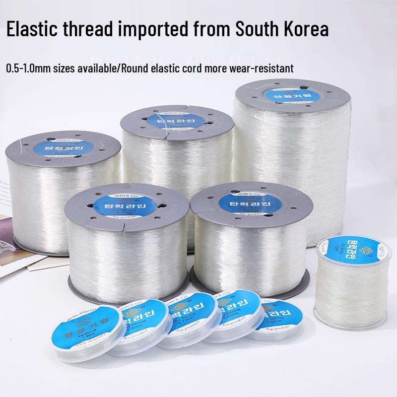 

Korean Imported Transparent Elastic Beading Cord for DIY and Buddhist Beads