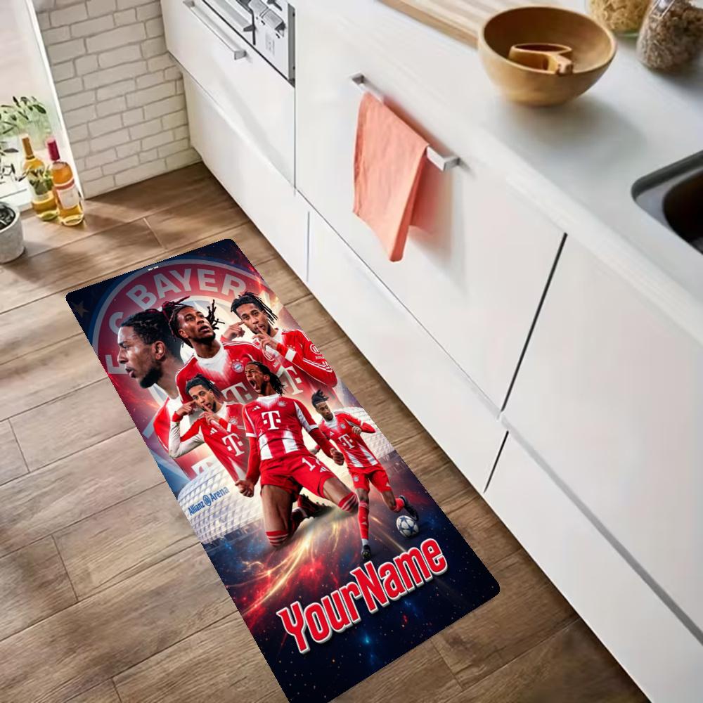 Bayern Munich Customize Your Name Kitchen Rug Runner Rug Laundry Mat Hallway Entryway The Best Gift Choice