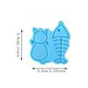 Shiny Cats Fish Rabbit Earrings Mould Silicone Epoxy Resin Molds DIY Earrings Jewelry Making Keychain Jewelry Tools