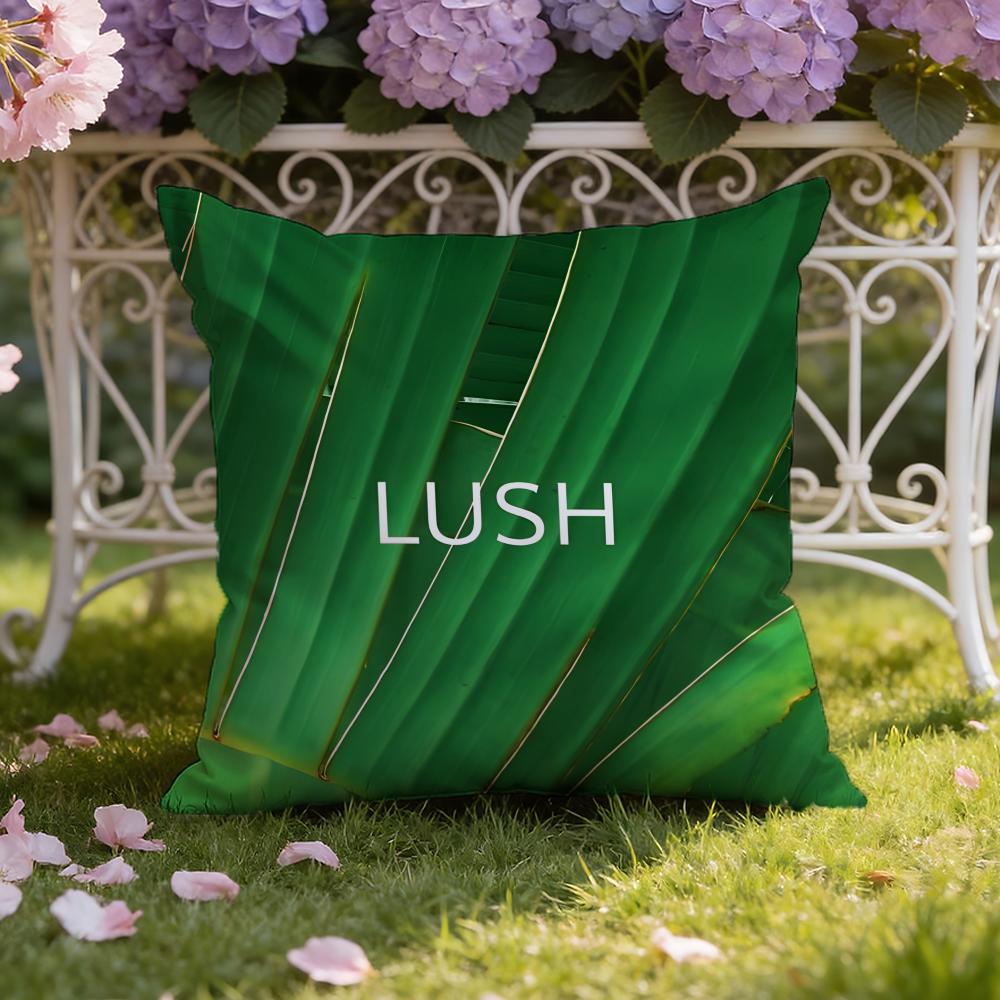 L-LushS Cushion Cover Home & Car Dual-Scene Pillow Cover: Reversible for Premium Comfort