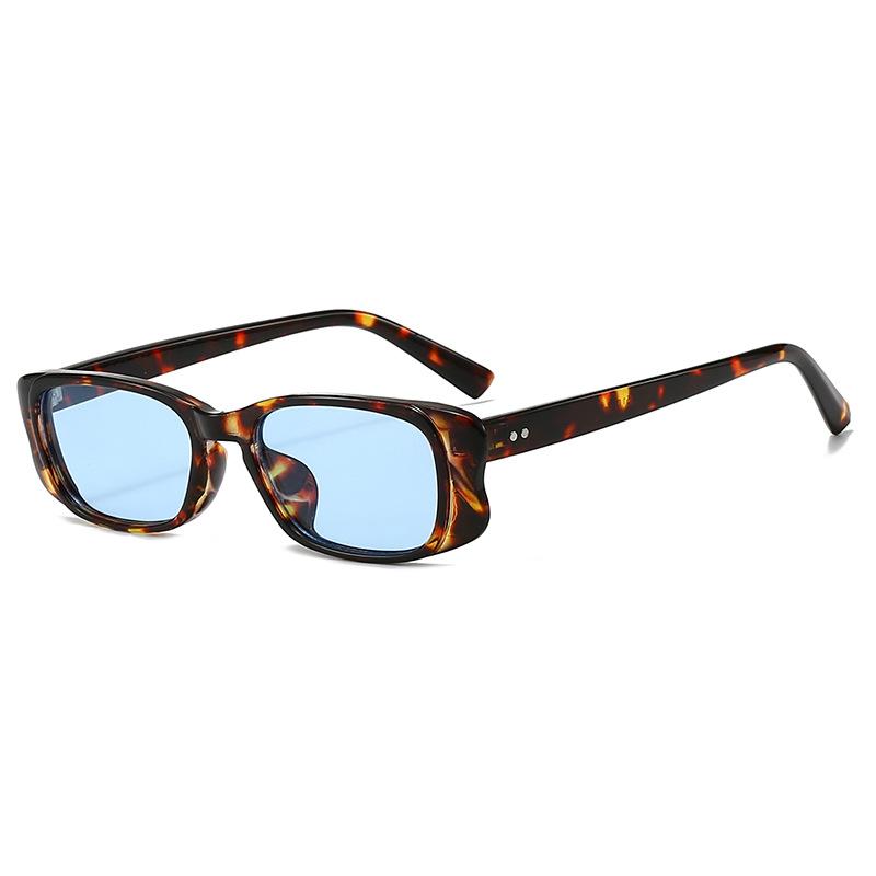 European American Style Woman Sun Glasses Rectangle Shape Anti-glare Sunglasses Men Driving Travelling Sunglasses