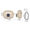 with Keyring Earphone Case Anti-Fall Headphone Protective Case for SHOKZ Open Dots ONE Travel