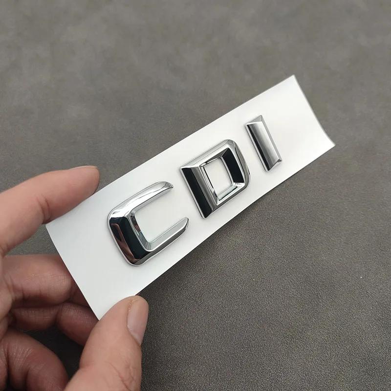 3D ABS Chrome Black Logo C220 Emblem Letters Car Trunk Badge For Mercedes-Benz W204 W205 C 220 C220 Sticker Accessories QU1