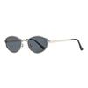 Polyhedron Cat Eye Sunglasses With Metal Frame Uv400 For Fashion Women