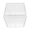 Premium Clear Acrylic Baseball Display Box UV-Proof Square Souvenir & Collectible Holder for Signed Ball