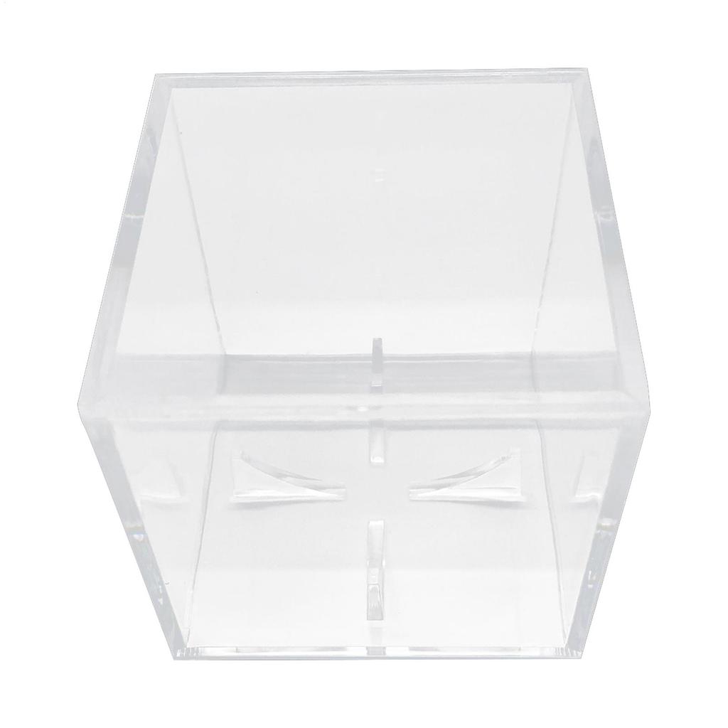 Premium Clear Acrylic Baseball Display Box UV-Proof Square Souvenir & Collectible Holder for Signed Ball