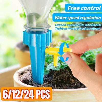 Automatic Drip Irrigation System Self Plant Watering Spike Release Control Auto Flower Water Dripper Greenhouse Garden Indoor
