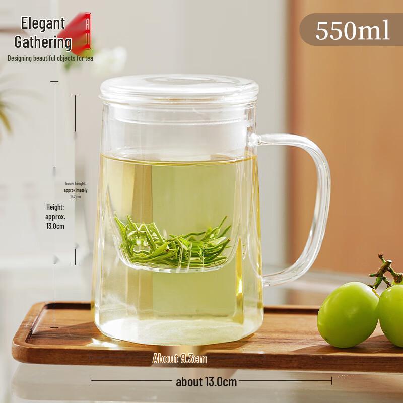Yaji Heat-Resistant Borosilicate Glass Tea & Water Cup Collection