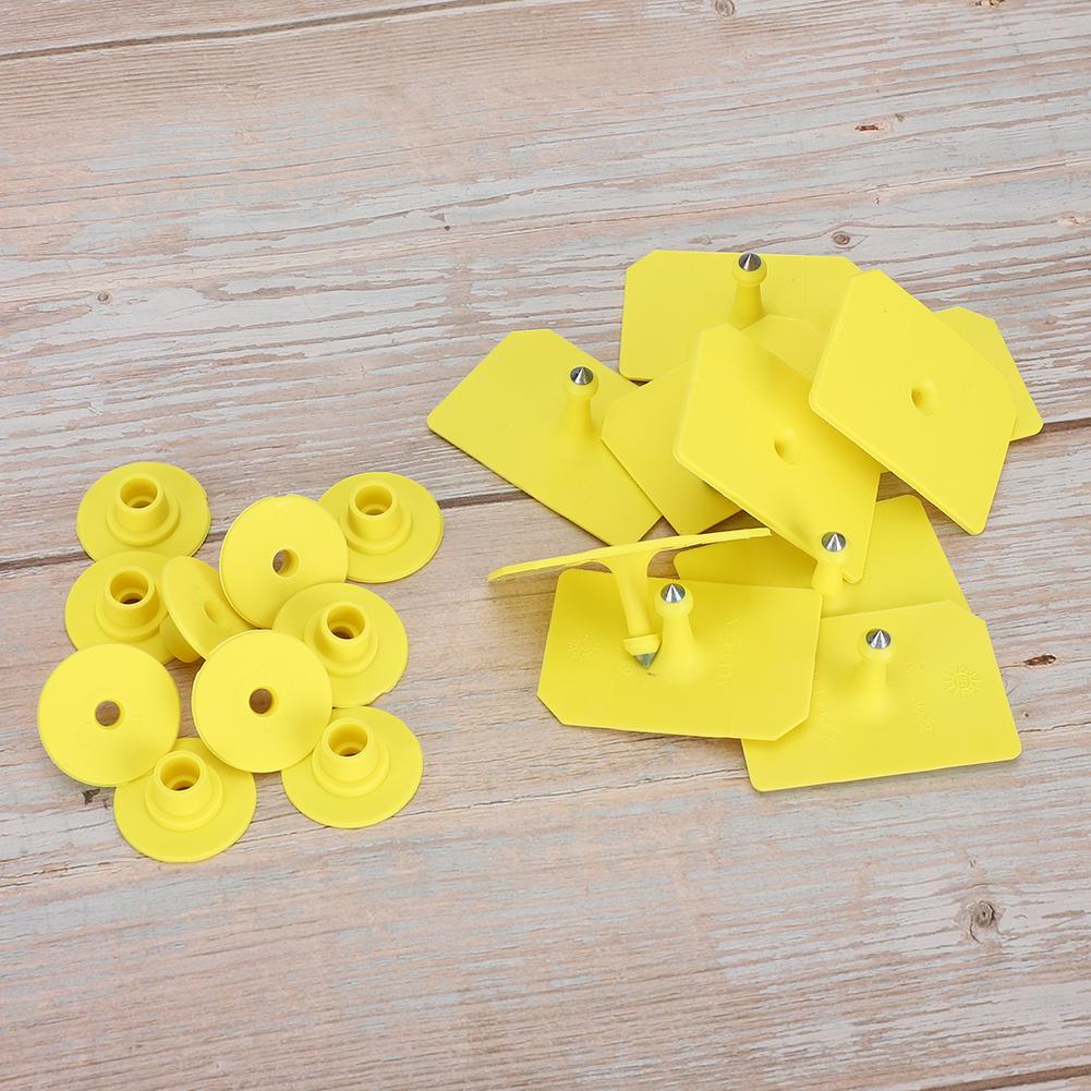 10pcs Animal Ear Tag Goat Sheep Pig Livestock Animal Ear Tag Label Farm Livestock SuppliesPig